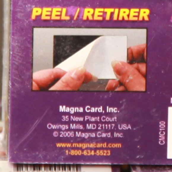 Magna Card Business Card Magnets - Great for Crafts or Business - 100 Per Pack! - Picture 2 of 2